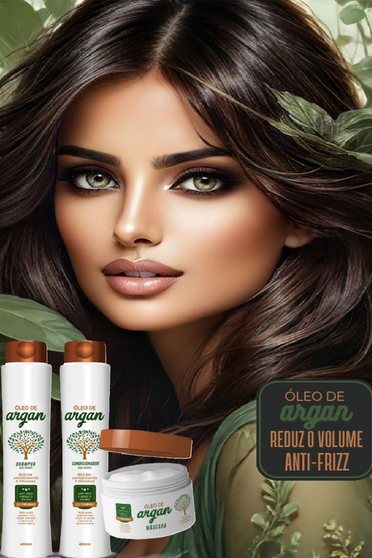 kit Nutrição com Óleo de Argan!